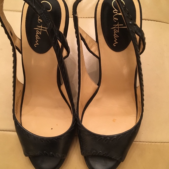 Cole Haan wedge peep toe slide - Picture 5 of 5